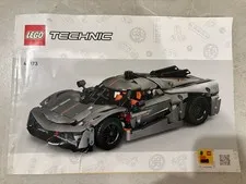 LEGO Technic Koenigsegg # 42173 Instruction Manual (Original Building Guide)  