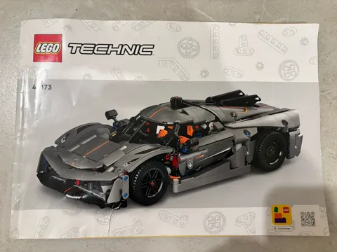 LEGO Technic Koenigsegg # 42173 Instruction Manual (Original Building Guide)  