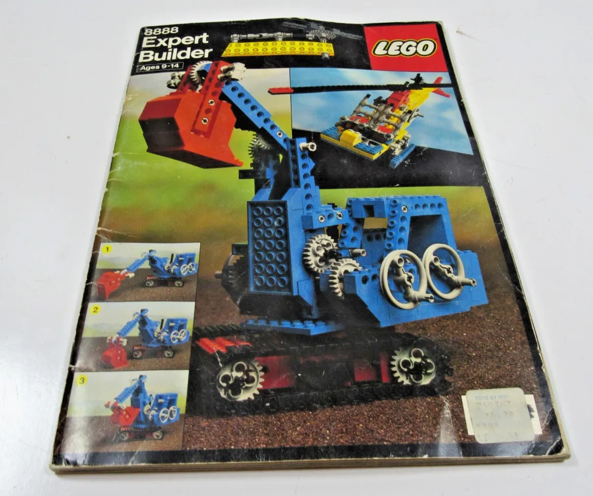 Vintage Lego Expert Builder Book (8888) Instruction Booklet -   1980 #P47