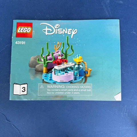 LEGO Disney 43191 Ariel's Celebration Boat Instruction Manual #3 Only
