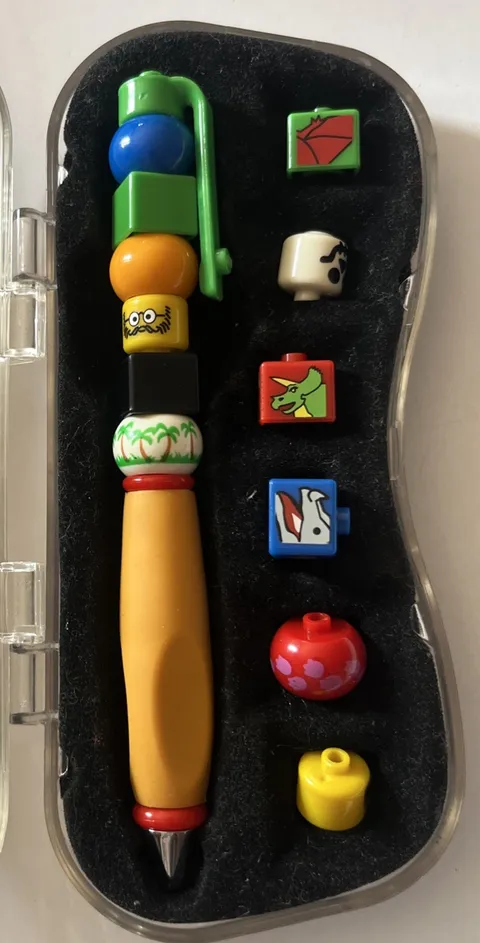 vintage 2001 LEGO Writing System pen set Dino Island Theme