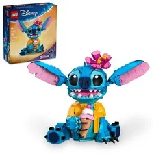 LEGO Disney Stitch - Toy Building Kit - Buildable Figure with Ice Cream Cone