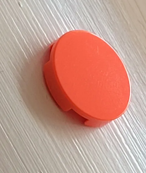 LEGO 14769 CORAL Round smooth TILE 2x2 w/ Bottom Stud Holder ✳ 1pc