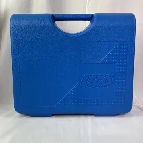 1997 Lego Storage Container Case Blue Travel Carry Box Plastic Vintage Bin