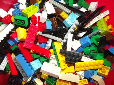 350 Pc Bulk Lot ONLY LEGO BRICKS BLOCKS Mixed Sizes Genuine No Specialty Bricks