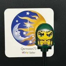 LEGO Brand KNIGHTS KINGDOM Large Figure HEAD Part ~bb0153pb09~ SIR RASCUS x1