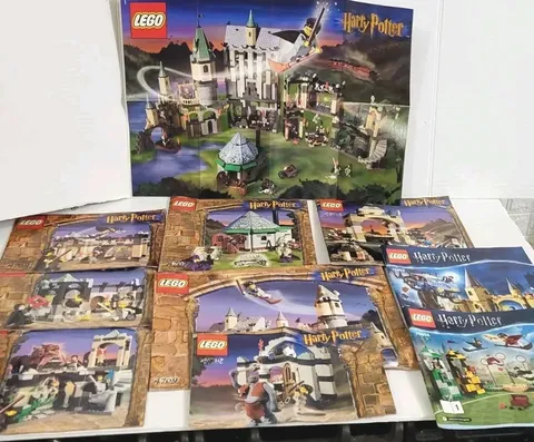 LEGO HARRY POTTER INSTRUCTION MANUALS ONLY Lot (10) 4704-4707; 4709 4712. 