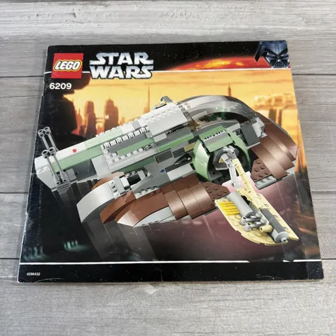 Lego 6209 Slave One Star Wars Instruction Manuals Only Authentic Used Oem