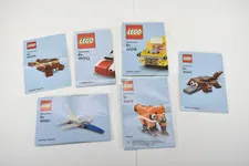 LEGO Mini Model Instruction Manuals Lot of 6 Monthly Promos 2016-2019 Wrapped