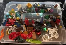 LEGO Parts Lot Huge Mixed Accessories Weapons Vehicles Webs Shields Bulk