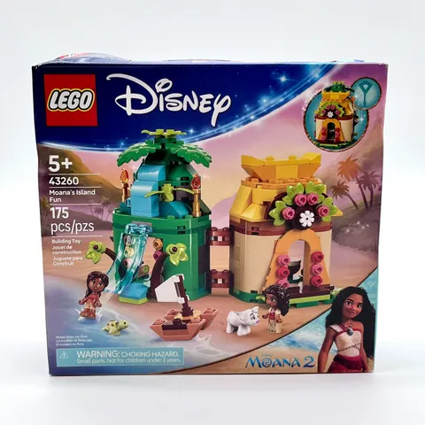 LEGO Disney 43260 Moana's Island Fun 175 Pieces Building Toy