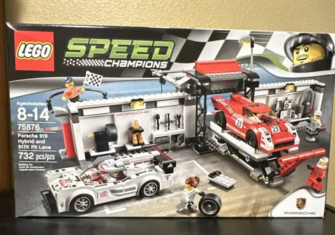 LEGO Speed Champions: Porsche 919 Hybrid & 917K Pit Lane (75876) 732 pcs