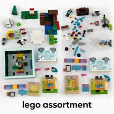 LEGO Assorted Mixed Lot Minifigures Minecraft Frozen Friends Pieces 1lb+