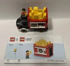 LEGO City French Fry Truck 60488 100% Complete w/ Minifigures Instructions
