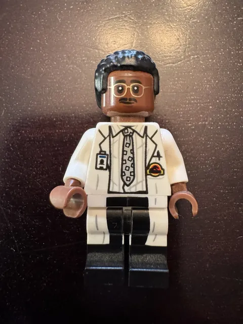LEGO® Minifig JW058 - Ray Arnold - White Lab Coat Mini-figure Used