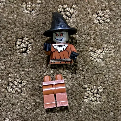 LEGO Batman Scarecrow Glow-in-the-Dark Head Minifigure bat016 Rare