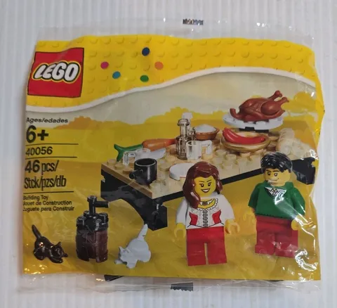 LEGO Seasonal: Thanksgiving Feast (40056) New Sealed Retired Polybag Set
