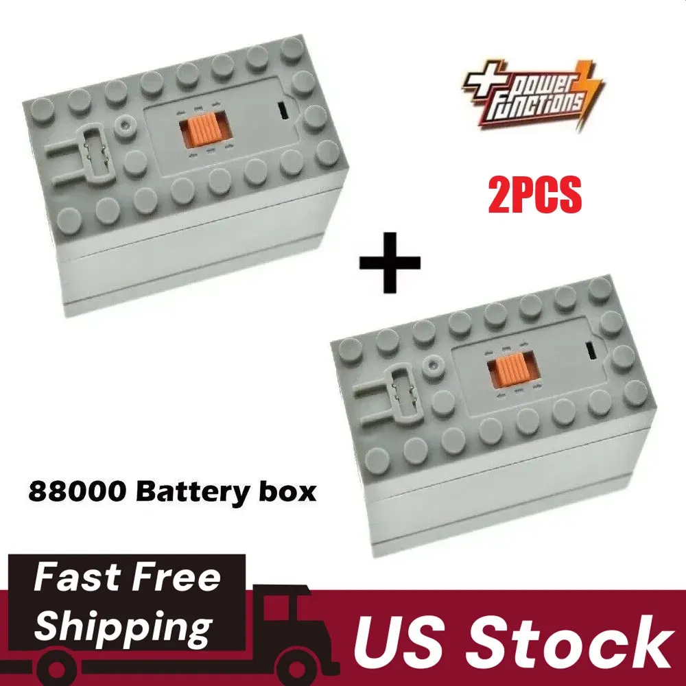 88000 AAA Battery Box Power Functions For Trains/Motors/Lights/MOCs For LEGO Toy