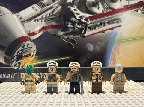 LEGO Star Wars Rebel Lot of 5: Jyn Erso, General Crackin, Rebel Troopers