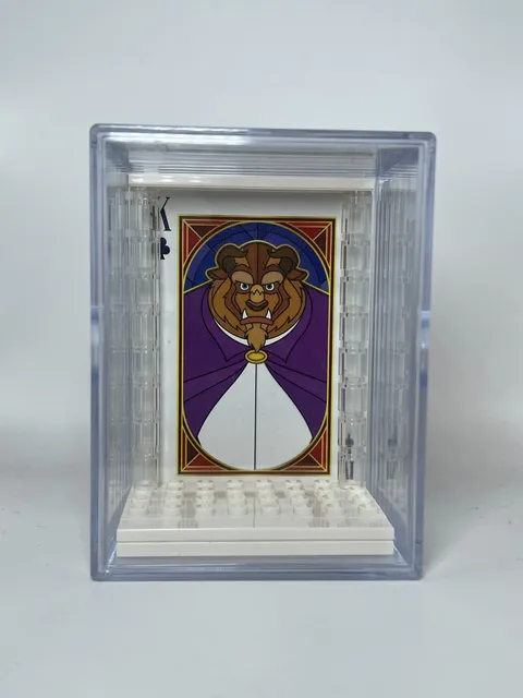 Collectible Force Pack Minifig Display Case For Lego Disney The Beast