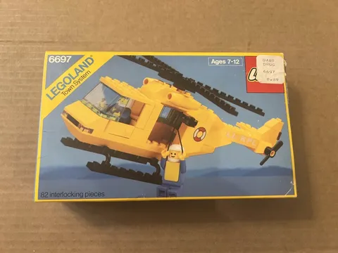 LEGO Town: Rescue-I Helicopter (6697)-Brand New In Factory Sealed Box