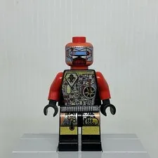 LEGO Space UFO sp044 UFO Droid Red Techdroid 2 Minifigure Note