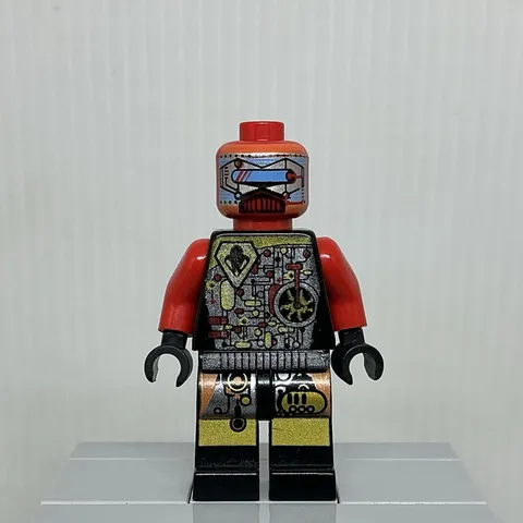 LEGO Space UFO sp044 UFO Droid Red Techdroid 2 Minifigure Note