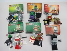 Lego Brickheadz Lot of 6 Frankenstein/bunny/complete with manual no boxes