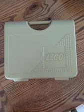 Vintage Lego Metallic Gold Carrying Case 1997 11 1/2" X 10 1/2" X 3 1/2" 