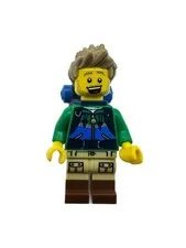 Lego CMF Series 16 : Hiker Minifigure (71013) col16-6 col249 2016 Retired