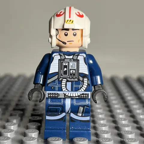 LEGO STAR WARS Minifigure Y-Wing Rebel Pilot sw0801 Minifig Minifigure - 1N