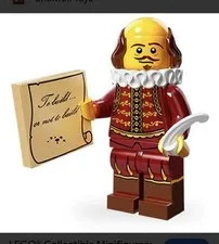 LEGO William Shakespeare Minifigure From The Lego Movie Blind Bag 6059137