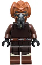 LEGO [No Color/Any Color] Plo Koon - Dark Brown Robe, Tan Shirt, Printed Legs sw