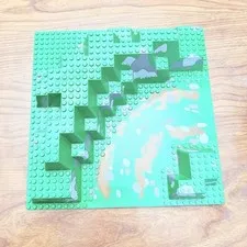 Vintage LEGO Baseplate Raised 6024 for Castle Dark Forest Fortress 6079