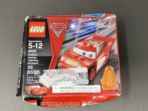 LEGO 8200 Radiator Springs Lightning McQueen NEW Sealed Retired "BOX DAMAGE"