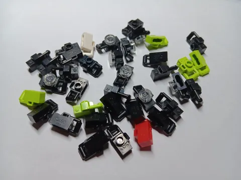 LEGO BULK LOT OF 36 MINIFIGURE UTENSIL CAMERAS HANDHELD MIXED COLORS