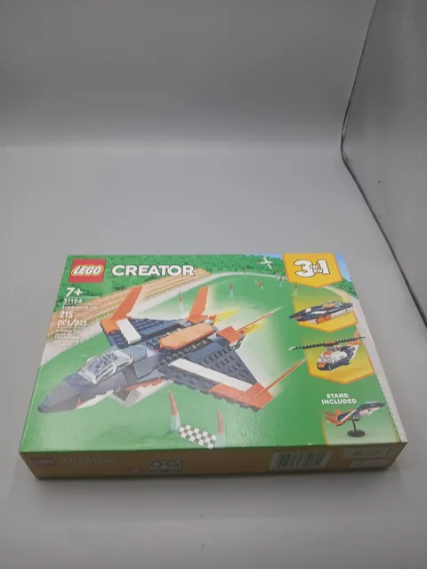 Lego Supersonic Jet 31126 Creator 3-in-1 Helicopter Speed Boat - SEALED
