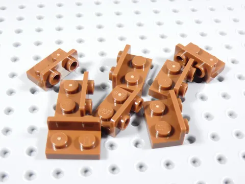 LEGO Lot of 8 Dark Orange 1x2-1x2 Inverted Brackets BA