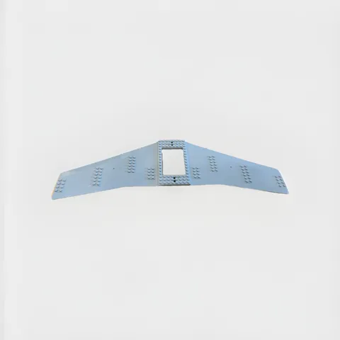 Lego Plane Wing Base Plate 54093 2-01 Retired 20x56 / 6x10 Cut Out Gray 17.5"x5"