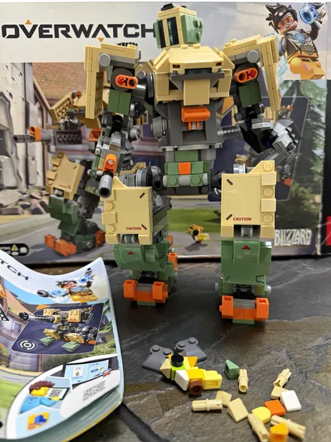LEGO Overwatch Bastion Mech 75974 Complete Set 602 pcs w/ Box & Instructions