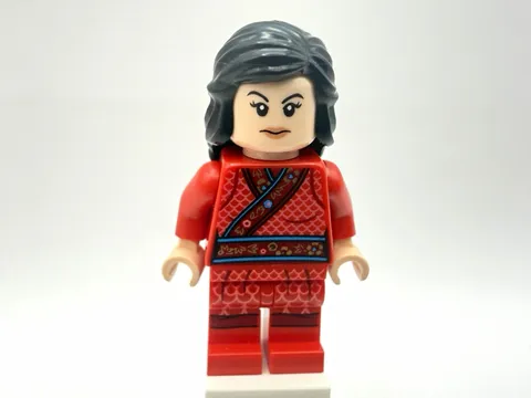 LEGO MARVEL Part sh0699 - Shang-chi “Katy”, red outfit w/ black hair