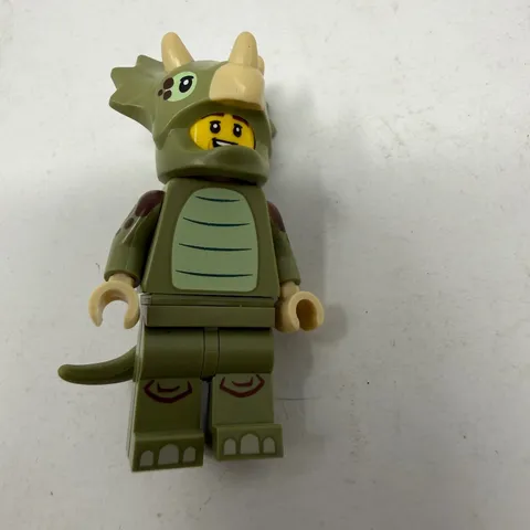LEGO Series 25 Triceratops Costume Fan Minifigure 71045 Olive Green Dinosaur