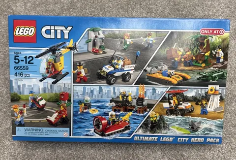 Lego 66559 Ultimate LEGO City Hero Pack RARE! RETIRED! HTF