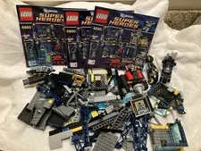 LEGO DC Comics Super Heroes: The Batcave (6860) - Incomplete, No Figs, Batman