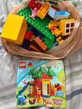 Lego DUPLO 5947 Disney Winnie The Poohs House Complete Set w instructions no box