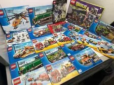 21 LEGO MANUALS ONLY LOT CITY JUNIORS CREATOR TURTLES BIONICLE TMNT LEGO