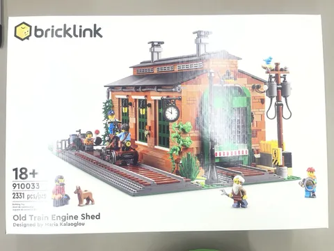 Lego 910033 Old Train Engine Shed Bricklink Designed Program New Box Not Perfect
