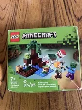LEGO Retired Minecraft 21240 The Swamp Adventure 65pc Building Set Age 7+