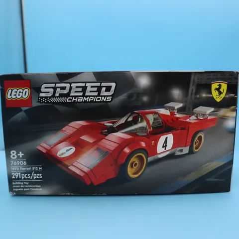 LEGO Speed Champions Ferrari 512 M 76906 Factory Sealed Box. Retired Set.