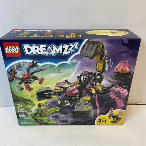 LEGO Building Set 505pcs Purple Nightmare Scorpion Digger 71513 New